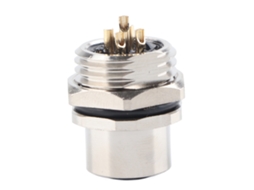 Laxiscreed Conector Estanque M12 Com 5 Pinos Para Ligação Segura Em Painel