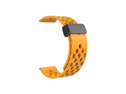 Pulseira magnética de silicone para Watch GT6, compatível com Huawei GT5, Samsung Watch 6, Xiaomi S4 e outras pulseiras.