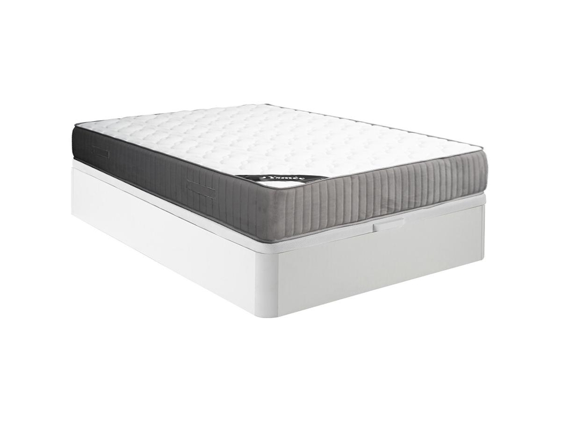 Sommier Cofre Malino VENTE-UNIQUE.PT Branco (140x190cm)