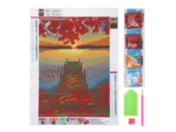 Kit de Pintura com Diamantes DIY para Sala e Quarto | S/MARCA