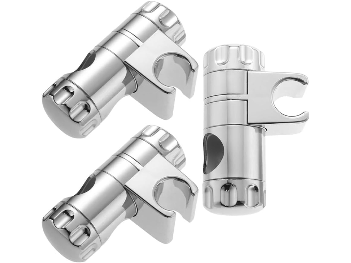 Conjunto De 3 Suportes Ajustáveis Para Chuveiro Garneck Com Função Rotação, Encaixe Universal Para Chuveiros Padrão