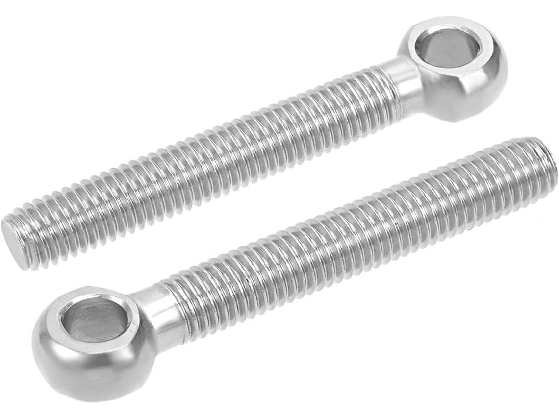Parafuso de Olhal de Elevação M10 x 70mm em Aço Inoxidável 304, Montado em Máquina, 4 Pçs CHABERLU