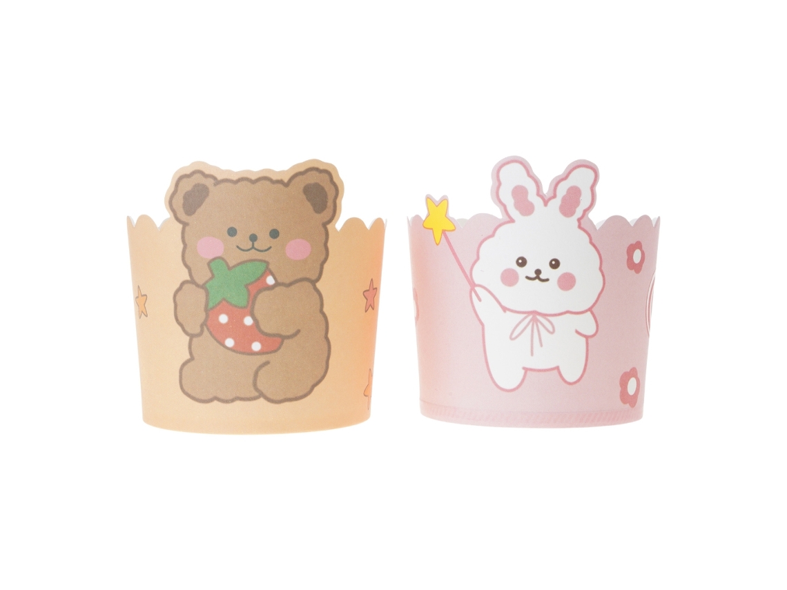 50 Unidades De Forminhas Papel Resistentes Para Cupcakes, Ideais Decoração Festas E Eventos.