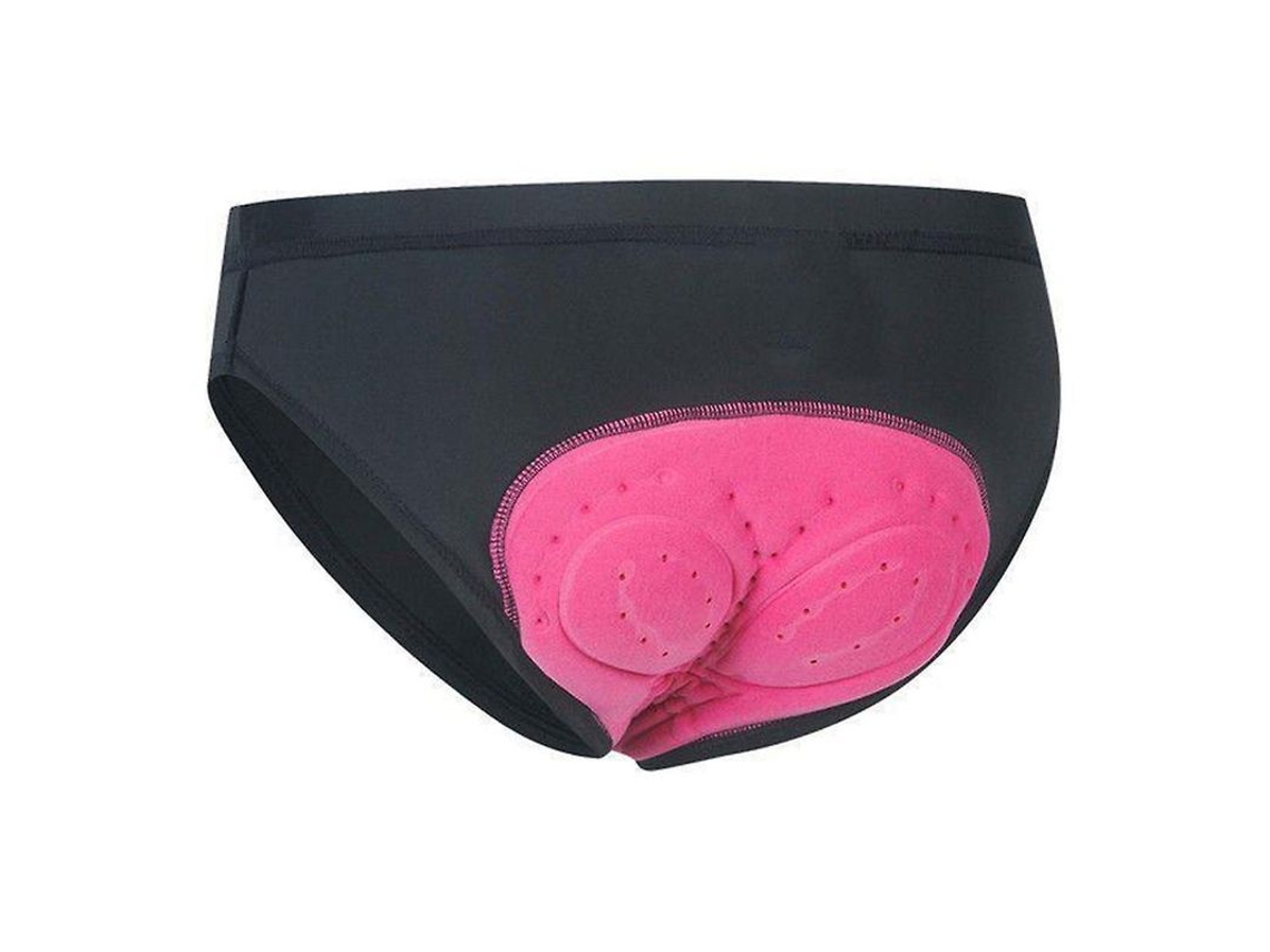 Calcinha Ciclismo Feminina com Amortecimento Spandex,,anti atrito, para Mountain Bike, Road Bike e Uso Anual Black XXL