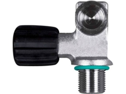 Torneira Para Garrafas de Mergulho OMS Din Valve Left Expandable Us Npsm 3/4 ´´ 230 Bar