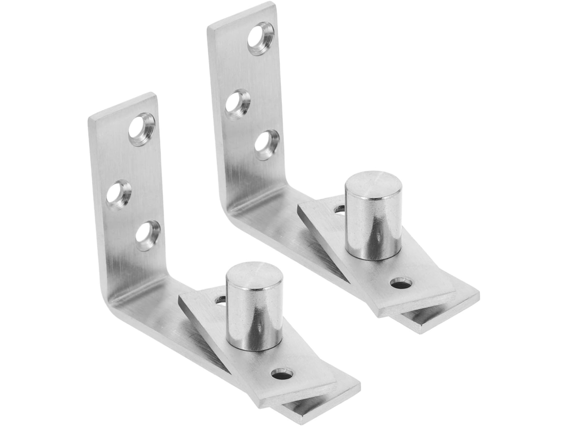 Dobradiças Pivotantes Em Aço Inoxidável Para Portas De Armários,