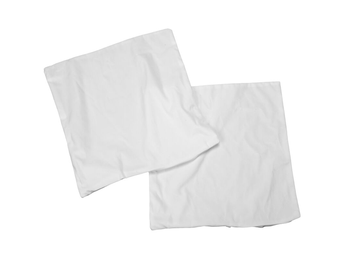 Conjunto De 2 Capas De Almofada De Veludo Branco Leitoso, Capas De Almofada Decorativas Quadradas De 18x18 Polegadas Para Decoração De Sofá