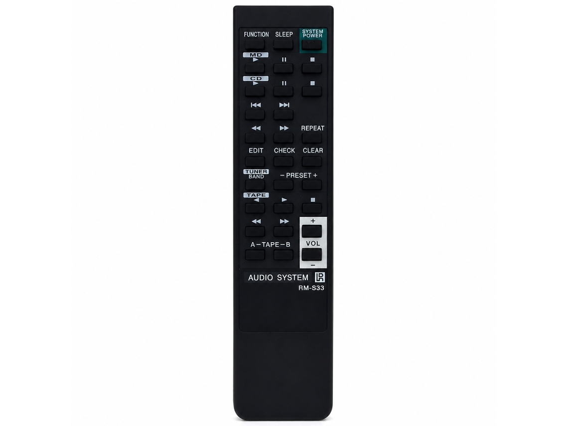 Comando À Distância Compatível Com Sistema De Áudio Sony Rm-s33_zhd