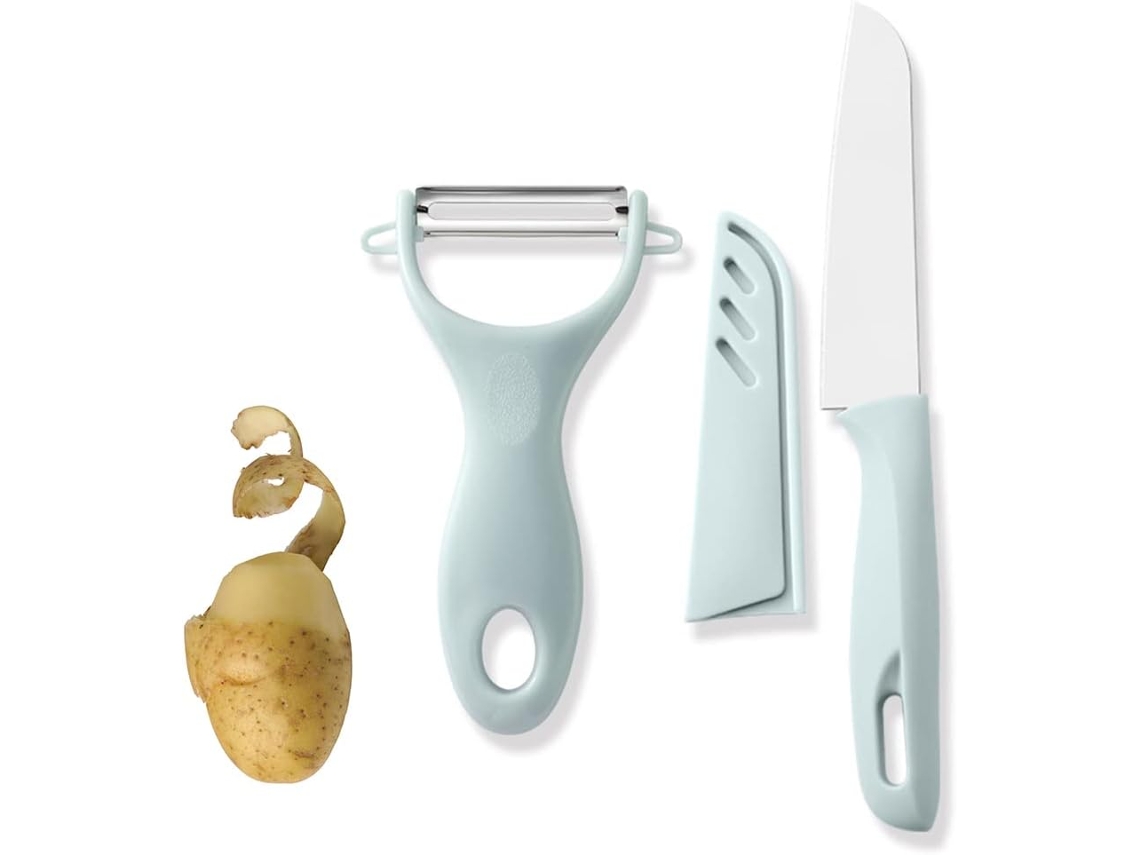 Descascador Universal De Frutas E Legumes, Descascador De Batatas, Pacote Com 2 Unidades