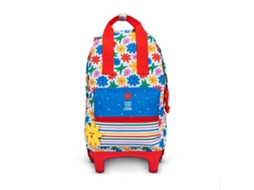 FIRMO Mochila Trolley Little Star Poliéster Reciclado Rpet 33 X 23 X 10 Cm Azul e Vermelho