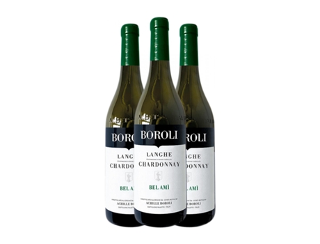 Vinho branco BOROLI Bel Amì Chardonnay Langhe (0.75 L - 3 Unidades)