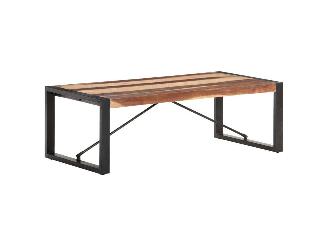 Vidaxl Mesa De Centro 120x60x40 Cm Madeira Maciça