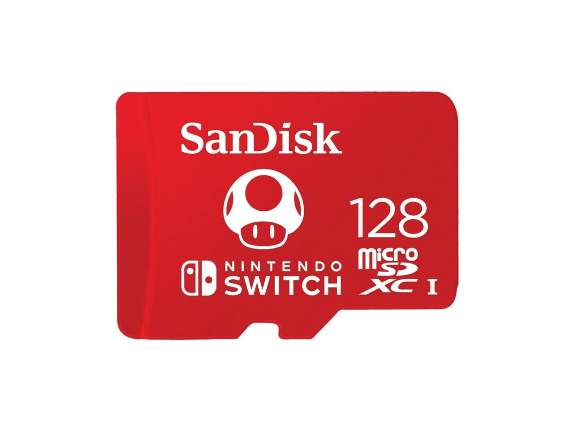 Cartão De Memória Micro Sd Sandisk 128 Gb Para Nintendo Switch