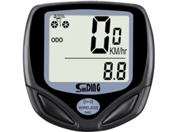 Lurelia Medidor Distância, Computador De Bicicleta Sem Fio À Prova D'água Com Visor Lcd Retroiluminado, Velocímetro E Hodômetro