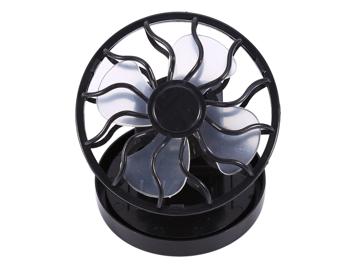 Ventilador Solar Portátil Clip para Viagens e Campismo