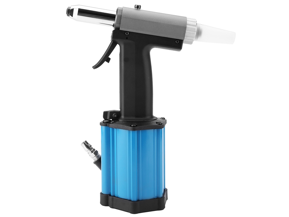 Jogo De Pistola De Rebites Pneumática Laxiscreed Para Rebites Industriais De 2,4mm A 4,8mm