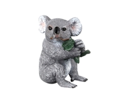 Primerox brinquedo Modelo de Estátua de Animal Coala Plástico Realista Seguro para Crianças