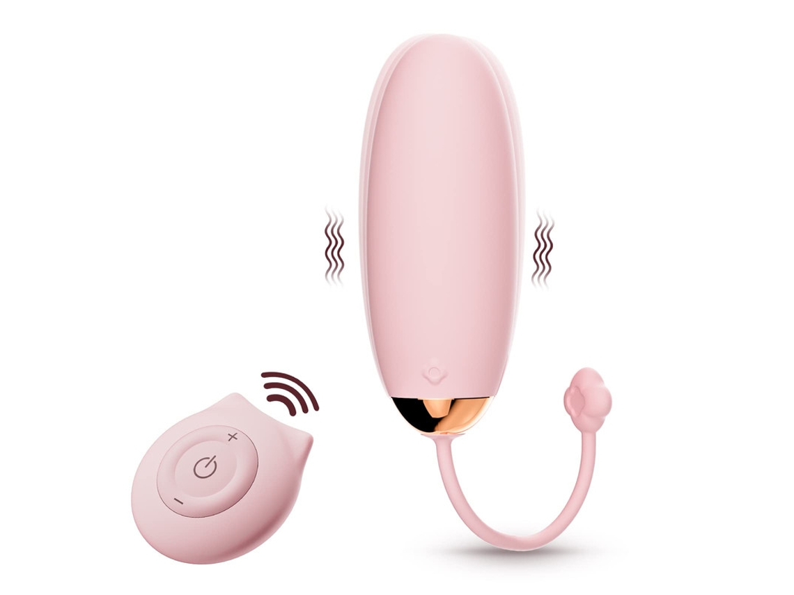 Mini Vibrador De Controle Remoto Com 10 Modos De Vibrao (rosa)