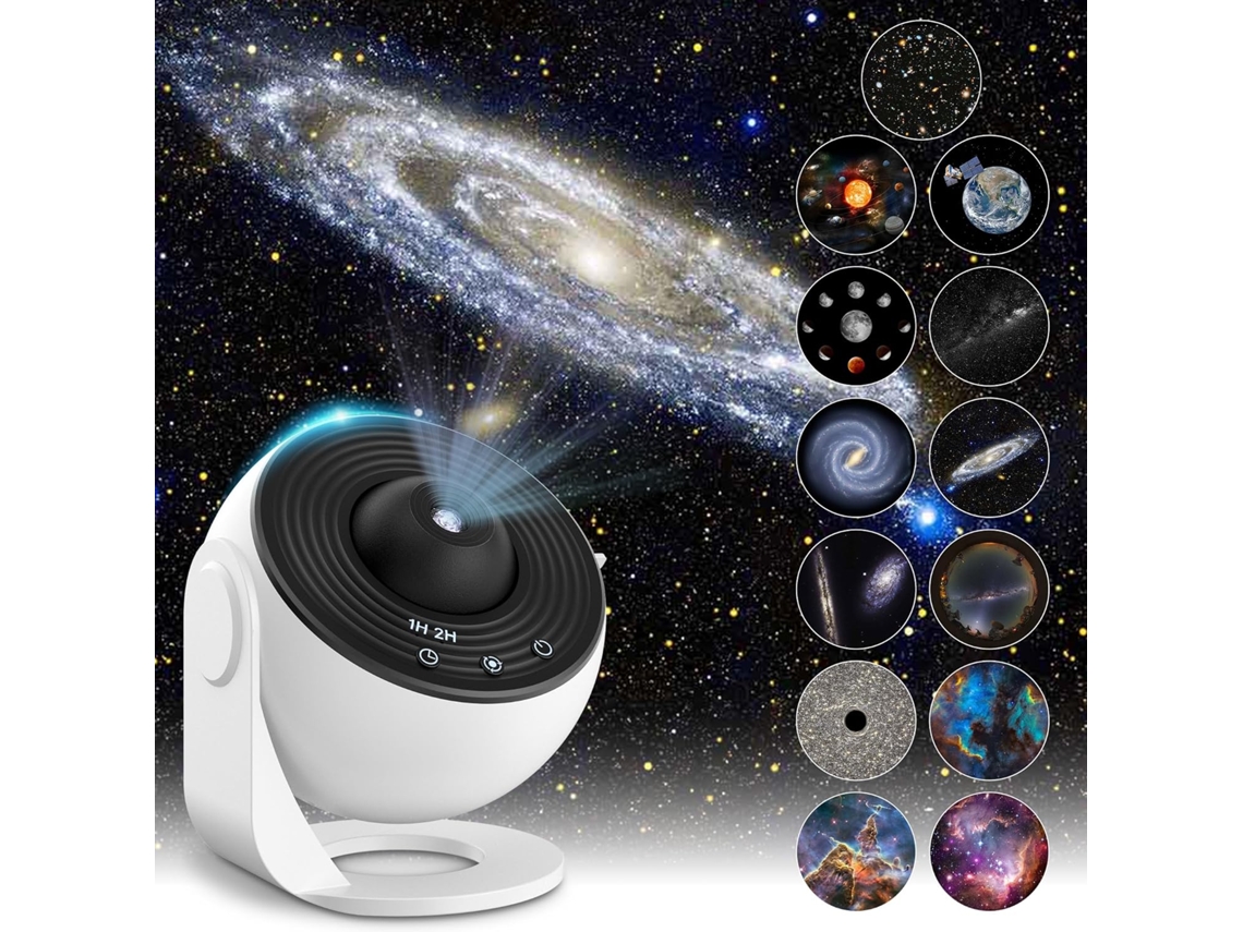 Projetor de Céu Estrelado Led com Galáxia, Luz Noturna AQUAFORGE
