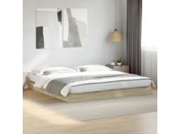 Estrutura Cama S/ Colchão 180x200cm Carvalho Sonoma