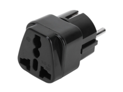 Adaptador De Tomada Europeu Laxiscreed 10a, Compatível Com 100-250v, Ideal Para Viagens E Uso Doméstico