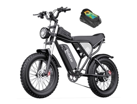 Bicicleta Eléctrica Ridstar Q20 1500w 48v 20ah 50km/h Fat Tire Ebike