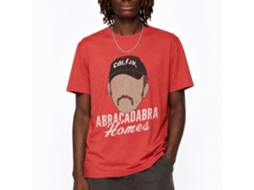 Rockinstone Talladega Nights Abracadabra Homes Red Heather T-shirt Size:xl