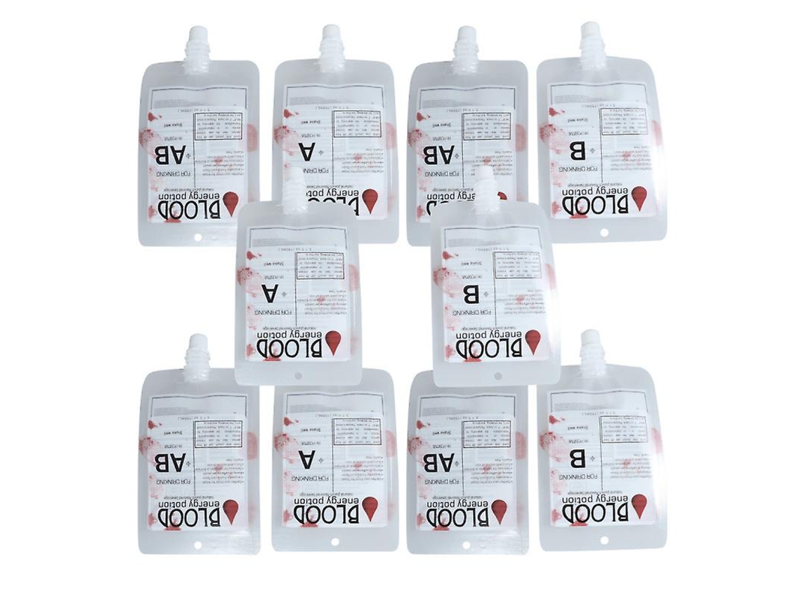 10Pcs Saco de Sangue Hallowmas para Decorações de Halloween ALLINLESS