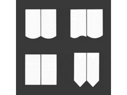 Stickers De Uñas French 18 Folhas Autoadesivos Para Manicura Artística Modelos De Pontas Diy
