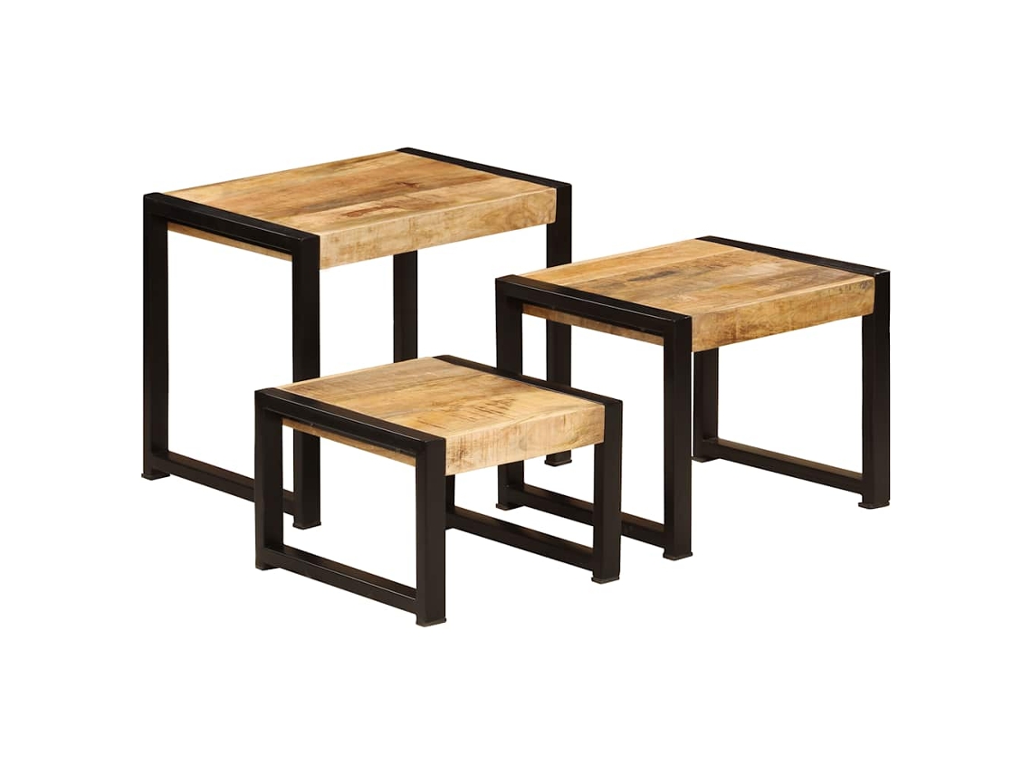 Side Table, Side Tables Vidaxl Marrom Madeira (n/a)