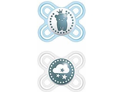 Conjunto 2 Chupetas MAM Perfect Start Azul (0-2 meses)