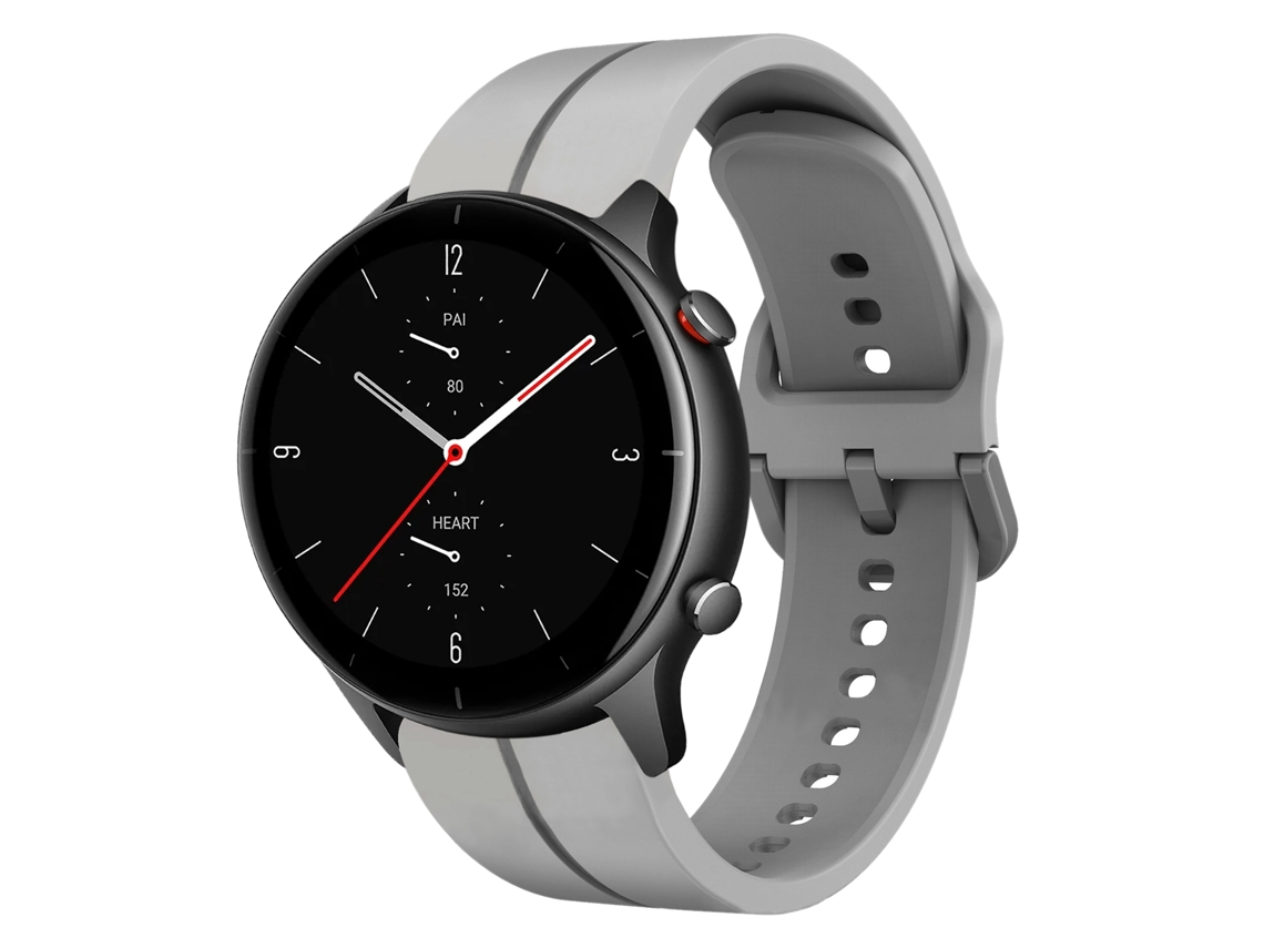 Bracelete de Smartwatch para Amazfit GTR 2e de silicone de 22 mm (cinza)