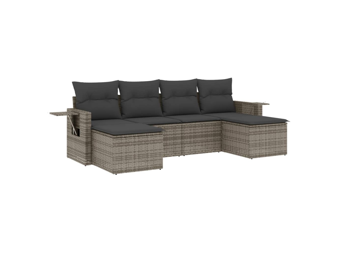 Garden Sofa Set, Garden Sofa Sets Vidaxl Cinzeto Rattan / Vime (n/a)