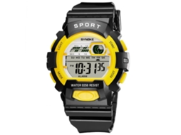 Reloj Digital De Pulsera Juvenil Moda Simple Multifuncional Synoke Amarillo