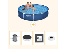 Bestway Piscina Bestway Steel Pro Redonda - 366x76 Cm - 5-peças S312