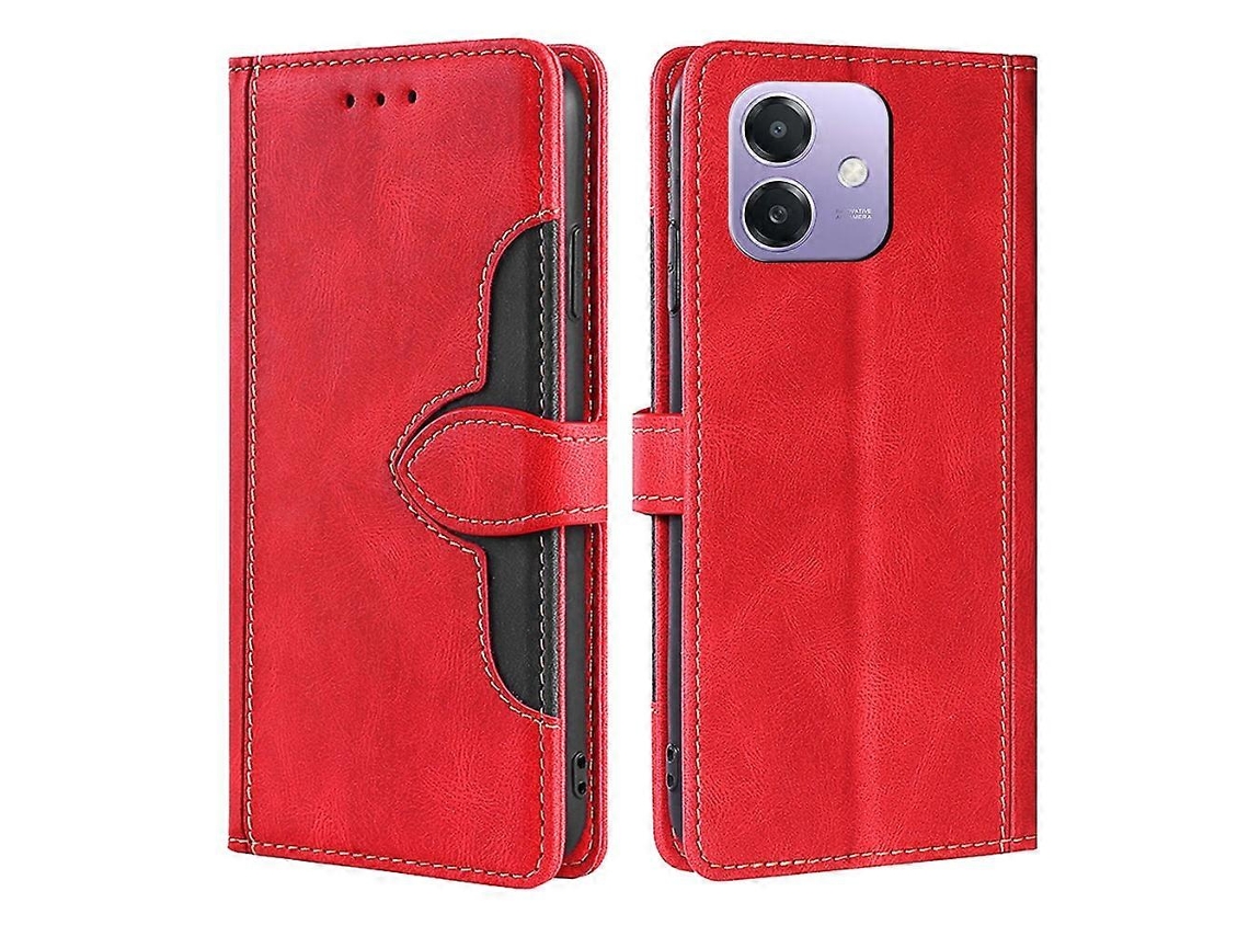 Capa De Couro Para Celular Com Fivela Magnética Skin Feel