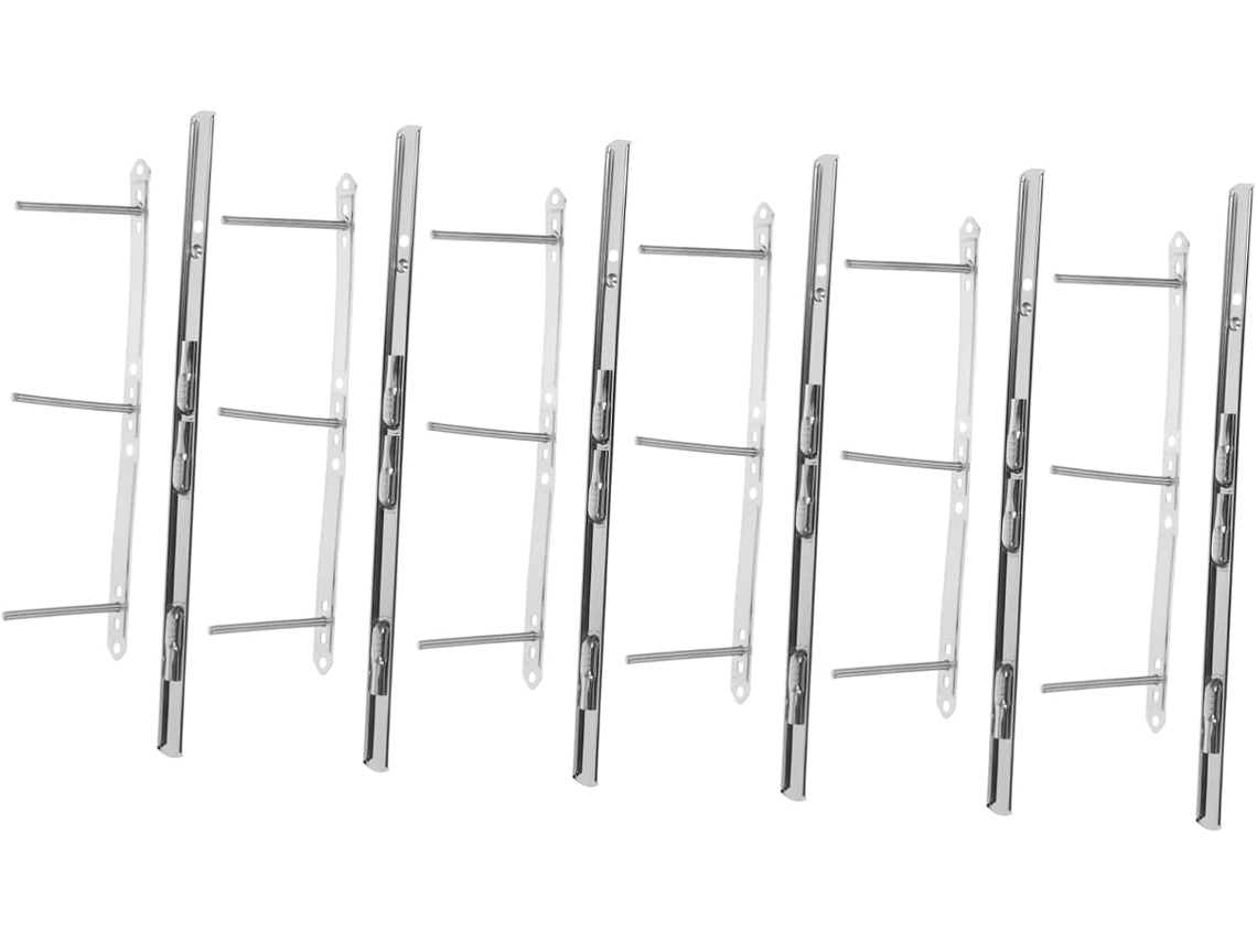 Nuobesty Conjunto de 6 clipes Encadernação, Tâmaras Pastas de Folhas Soltas, Ferramentas Encadernação