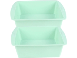 Formas de bolo alimentar de silicone (pacote com 2)