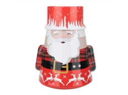 Caneca De Natal Laxiscreed Em Formato De Cookie Com Pai Natal Para Decoração E Presente Natalício