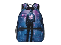 Mochila De Estudante D25 Cyberpunk Heroes, Durável E Leve, Com Alça De Ombro Impermeável E Respirável. Olysi Shop