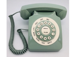 Telefone Antigo Yunyi Wx 3123a, desktop com toque, verde