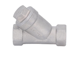 Filtro Tipo Y Em Aço Inoxidável 304 Com Rosca Fêmea De 3/8'' Dn10 Para