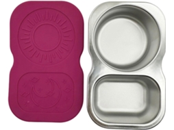 Bandeja Para Molho Robusta Em Aço Inoxidável Com Tampa À Prova De Derramamento E Recipiente Externo Resistente