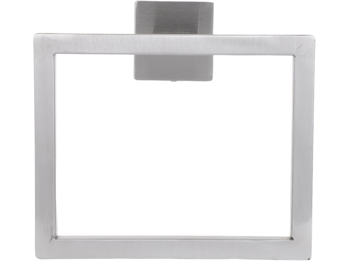 Suporte De Toalha Mão Pretyzoom Em Aço Inoxidável, Para Parede, Com Argola Quadrada, Ideal Para Cozinha E Banheiro