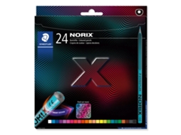 Lápis de Cor STAEDTLER Norix, 24 Cores