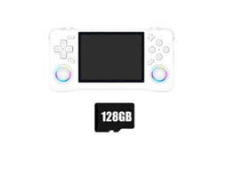 Console de Videogame Portátil Retrô Xf35h com 128 Gb de Jogos Pré instalados, Tela Ips de 3,5 Polegadas, Wi fi e Linux | GOKOCO