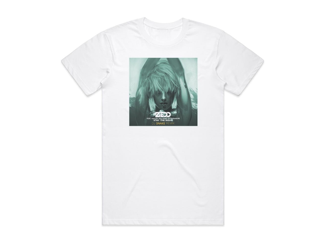 Zedd Stay The Night Remixes Album Cover T-shirt White Rockinstonesize-xxxl