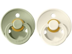 Chupetas BIBS Sage Ivory (2 pzs. - 0-6m)