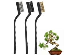 Escova de Arame Primerox com Alça para Limpeza de Bonsai e Jardim 3pcs