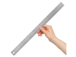 Lurelia Régua De Marcenaria Em Aço Inoxidável 45cm Com Base De Cortiça Para Marcenaria